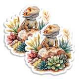 Bearded Dragon Magnet 2-Pack — 4