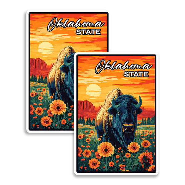 Oklahoma State Magnet 2-Pack — 4
