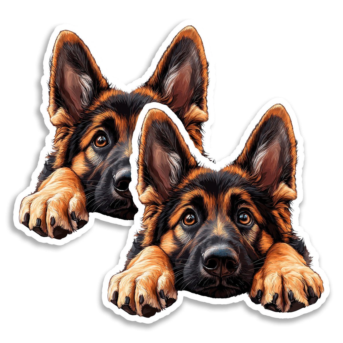 German Shepherd Magnet 2-Pack — 4