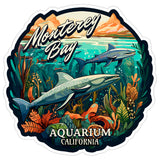 Monterey Bay Aquarium California Sticker 4 Inch — Waterproof Vinyl Decal Coastal 1