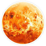 Venus Planet Sticker 4 Inch — Waterproof Vinyl Decal Brightest Planet Roman Goddess 1