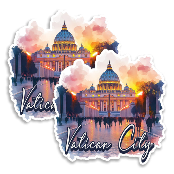 Vatican City Italy Magnet 2-Pack — 4