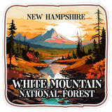 White Mountain National Forest New Hampshire Sticker 4 Inch Wilderness Trails - Waterproof Vinyl Decal for Laptop Water Bottle Car Tumbler - Durable Aesthetic Long-Lasting Stickers for Adults ID44990 8