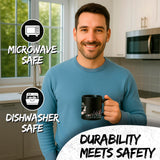 Occupational Therapy Mug 11oz — Black Ceramic OT Therapist Coffee Mug 4