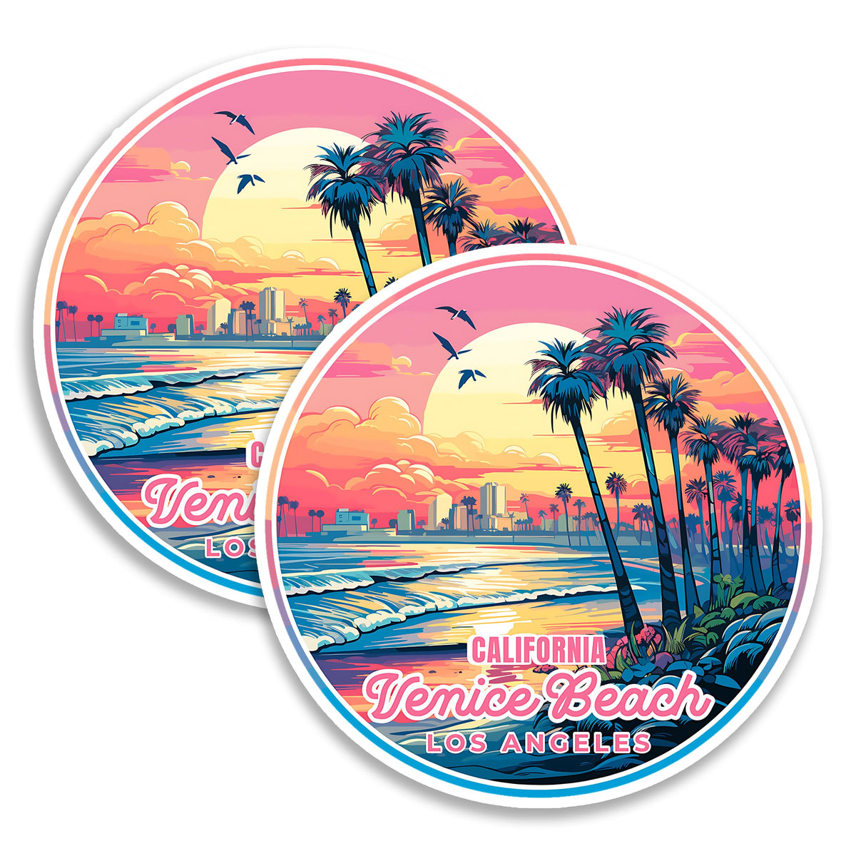 Venice Beach Los Angeles Magnet 2-Pack — 4