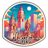 Lima Peru Sticker 4 Inch — Waterproof Vinyl Decal City Travel Souvenir 1