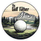The Golf Father Sticker 4 Inch — Waterproof Vinyl Decal Godfather Parody Dad 1