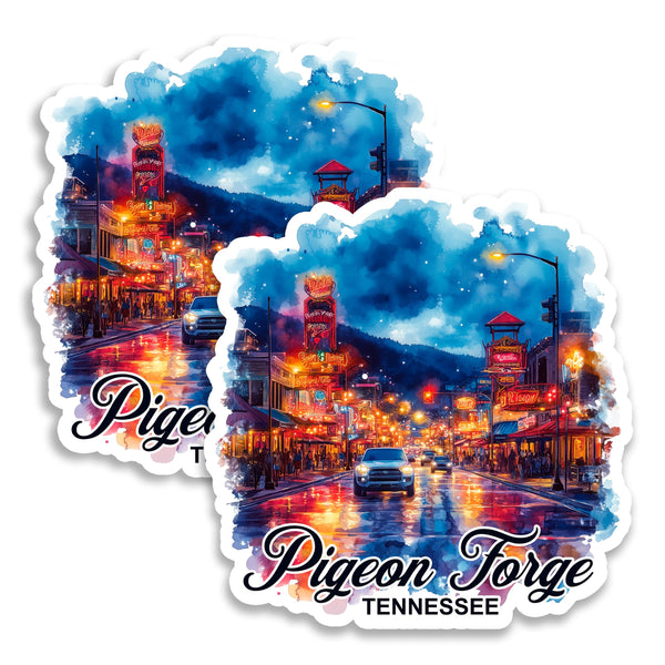 Pigeon Forge Tennessee Magnet 2-Pack — 4