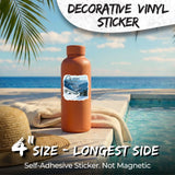 Stowe Vermont Sticker 4 Inch — Waterproof Vinyl Decal City Travel Souvenir 2