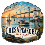 Chesapeake Bay Maryland Sticker 4 Inch — Waterproof Vinyl Decal 1