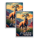 Nevada State Magnet 2-Pack — 4