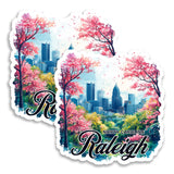 Raleigh North Carolina Magnet 2-Pack — 4
