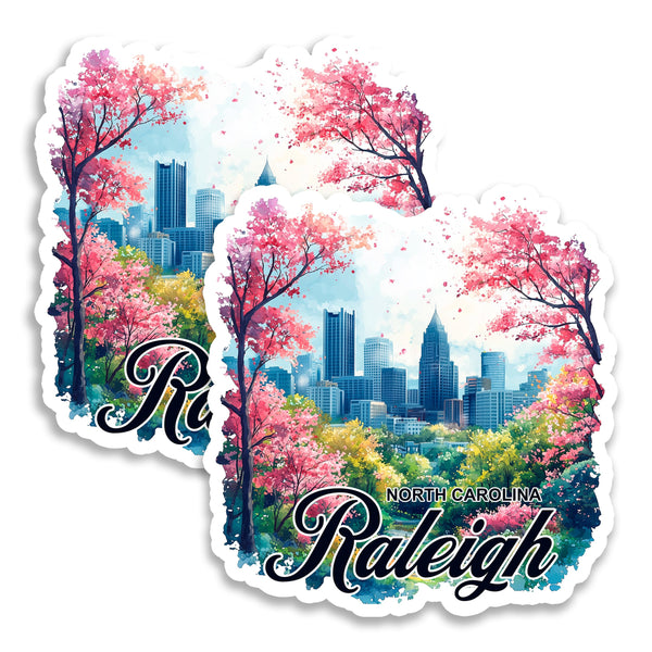 Raleigh North Carolina Magnet 2-Pack — 4
