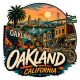 Oakland California Sticker 4 Inch — Waterproof Vinyl Decal 1