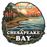 Chesapeake Bay Maryland Sticker 4 Inch — Waterproof Vinyl Decal Coastal 1