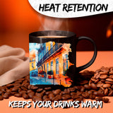 Portugal Coffee Mug 11oz — Black Ceramic Lisbon Algarve Coast Mug 3