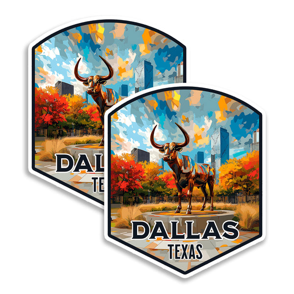 Dallas Texas Magnet 2-Pack — 4