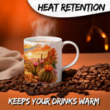 Bearded Dragon Mug 11oz — White Ceramic Coffee Mug 3