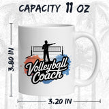 Volleyball Coach Coffee Mug 11oz — Ceramic Gift Mug for Volleyball Coaches 2