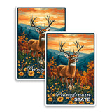 Pennsylvania State Magnet 2-Pack — 4