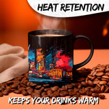 New York State Mug 11oz — Black Ceramic Empire State NY Coffee Mug 3