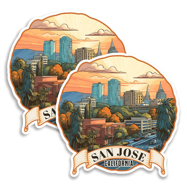San Jose California Magnet 2-Pack — 4