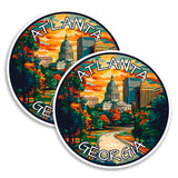 Atlanta Georgia Magnet 2-Pack — 4