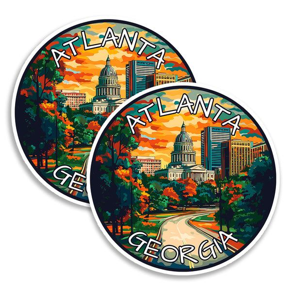 Atlanta Georgia Magnet 2-Pack — 4
