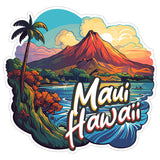 Maui Hawaii Sticker 4 Inch — Waterproof Vinyl Decal City Travel Souvenir 1