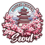 Seoul South Korea Sticker 4 Inch — Waterproof Vinyl Decal Travel Souvenir 8