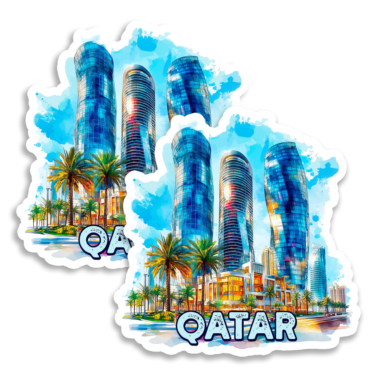 Qatar Magnet 2-Pack — 4