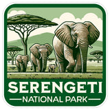 Serengeti National Park Sticker 4 Inch — Waterproof Vinyl Decal Nature Hiking Camping 8