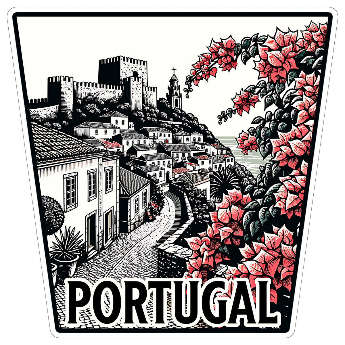 Portugal Sticker 4 Inch — Waterproof Vinyl Decal Travel Souvenir