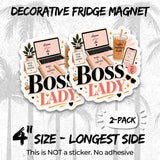 Boss Lady Magnet 2-Pack — 4
