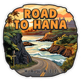 Road to Hana Hawaii Sticker 4 Inch — Waterproof Vinyl Decal City Travel Souvenir 8
