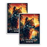 Minnesota State Magnet 2-Pack — 4