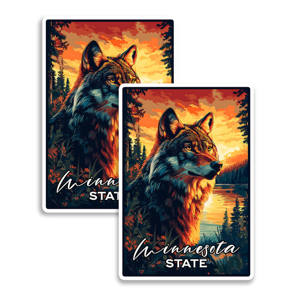 Minnesota State Magnet 2-Pack — 4