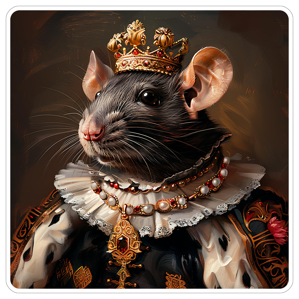Rat Sticker 4 Inch — Waterproof Vinyl Decal Cute Pet Rat Lover