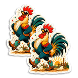 Rooster Magnet 2-Pack — 4