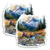 Mount Rainier Washington Magnet 2-Pack — 4