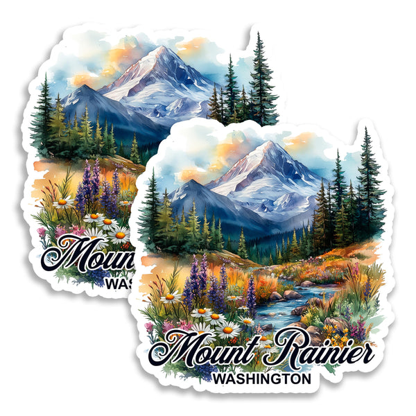 Mount Rainier Washington Magnet 2-Pack — 4