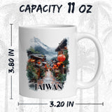 Taiwan Coffee Mug 11oz — White Ceramic Island Nightlife Mug 2