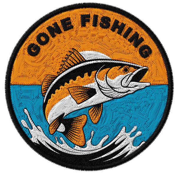 Gone Fishing Patch — 3