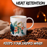 Pura Vida Costa Rica Coffee Mug 11oz — White Ceramic Costa Rican Lifestyle Mug 3