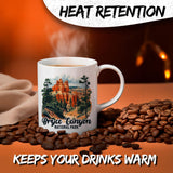 Bryce Canyon National Park Utah Mug 11oz — White Ceramic Red Rock Mug 3