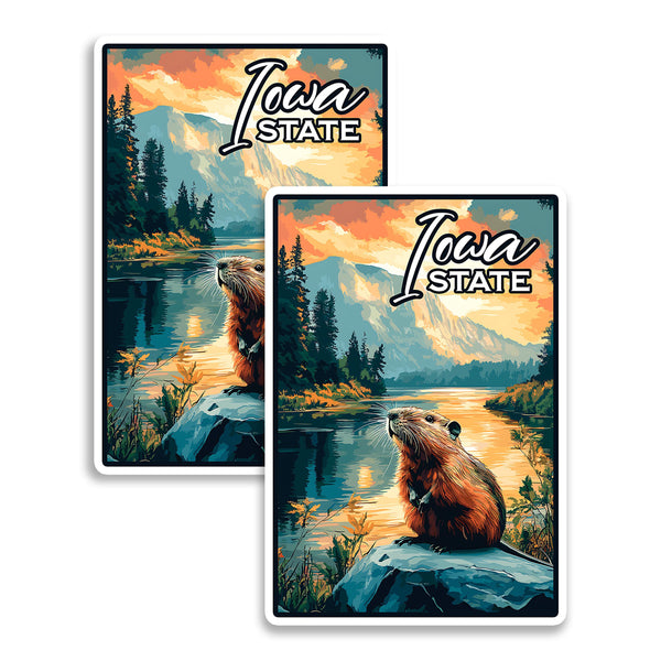 Iowa State Magnet 2-Pack — 4