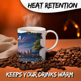 South Korea Coffee Mug 11oz — White Ceramic Land of the Morning Calm Mug 3