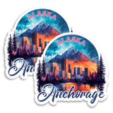 Anchorage Alaska Magnet 2-Pack — 4