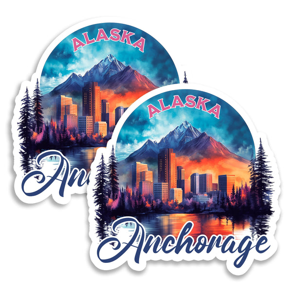 Anchorage Alaska Magnet 2-Pack — 4