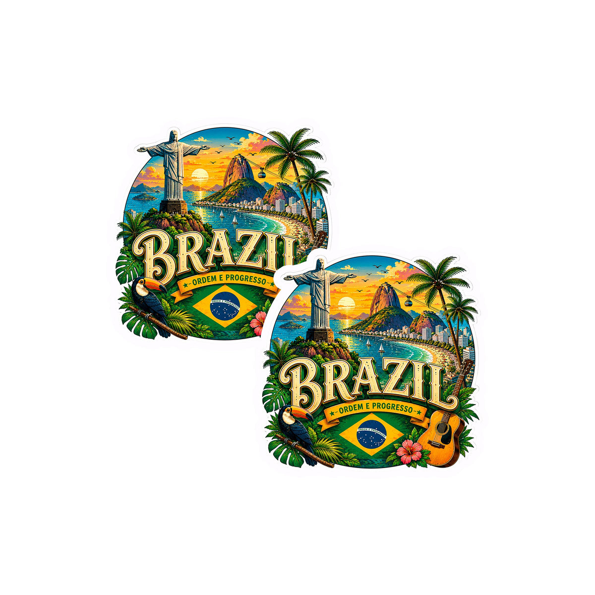 Brazil Sticker 2-Pack — 4